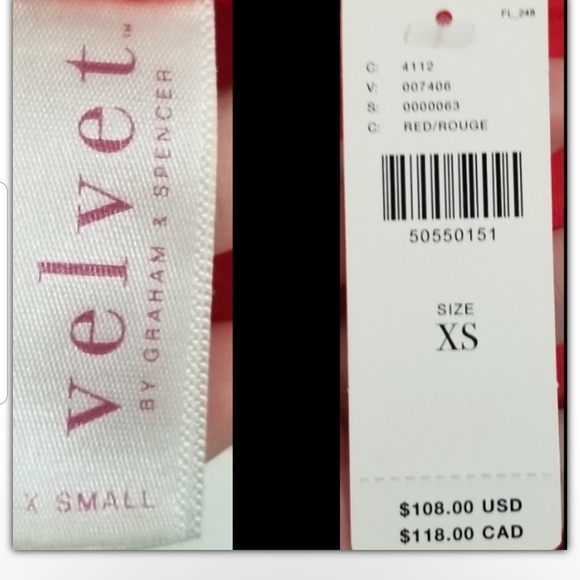 NWT ANTHRO Velvet by Graham Spencer - Picture 4 of 7